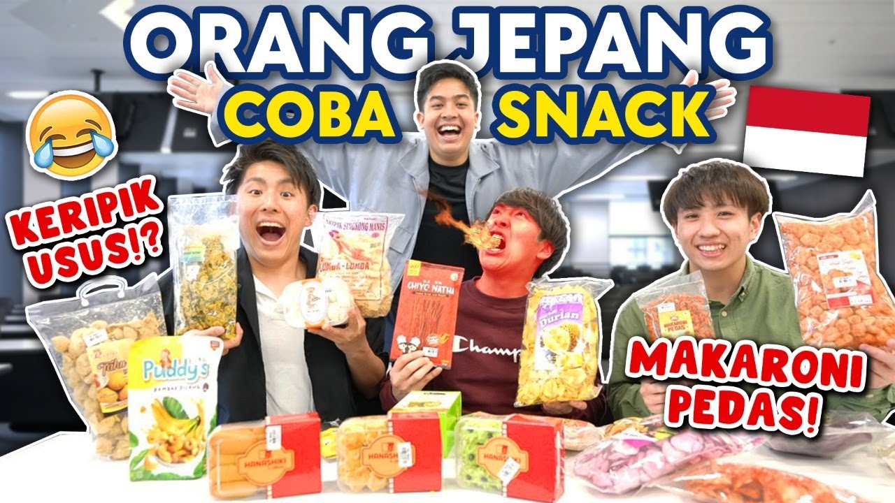 REAKSI WASEDABOYS COBA SNACK OLEH2 DARI INDONESIA! NGAKAK BANGET! 😂