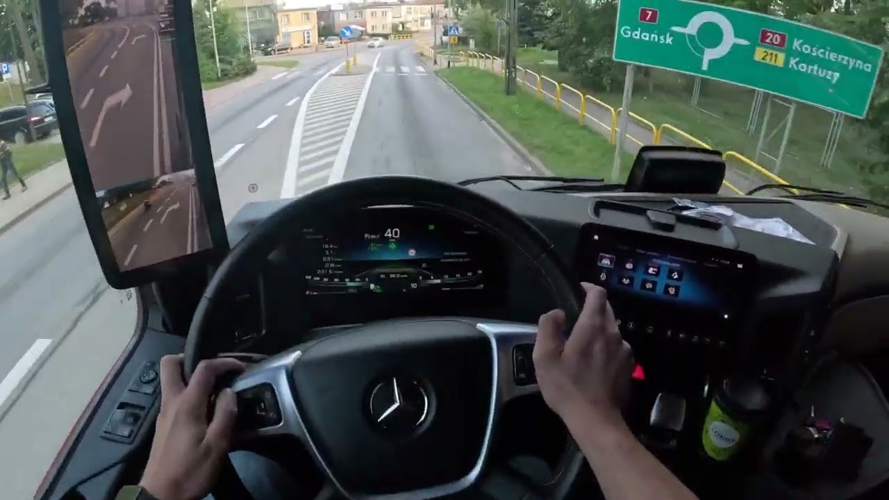 Mercedes Actros Test drive + presentation