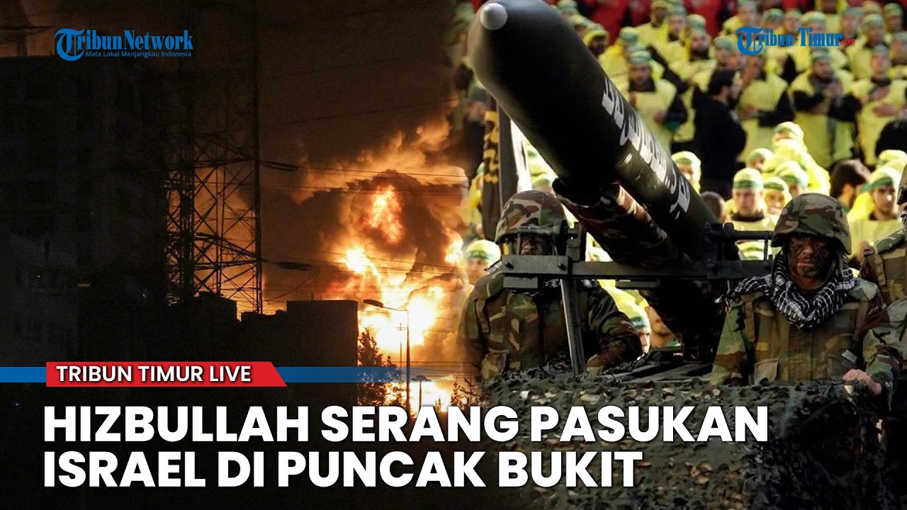 🔴Hizbullah Beri Serangan ke Pasukan Israel di Puncak Bukit, Pasukan IDF Panik Mundur