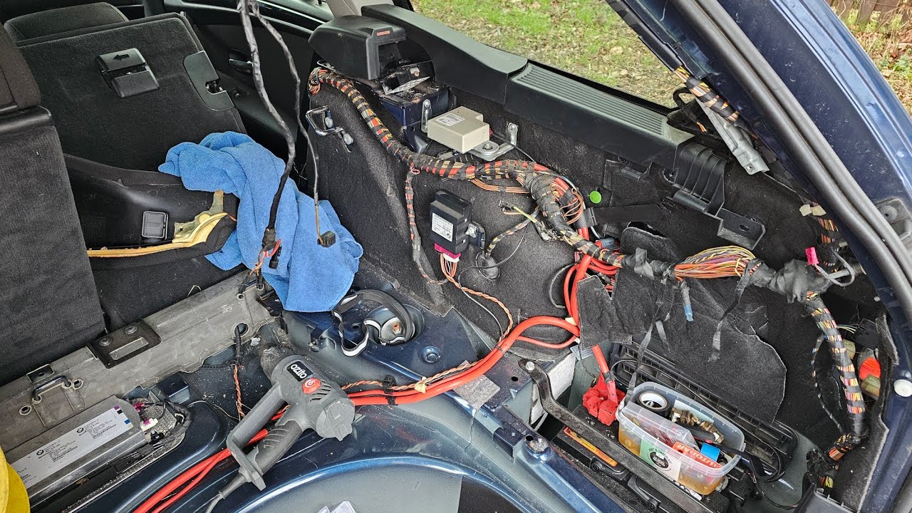 Bmw series 5 tailgate wiring repair