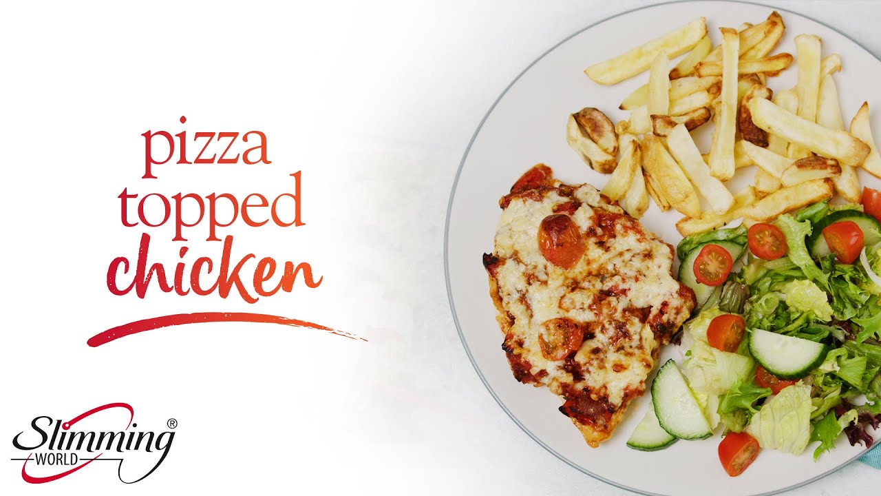 🍕Slimming World pizza topped chicken 🍕 full diabetes uk recipe info in the description🍕