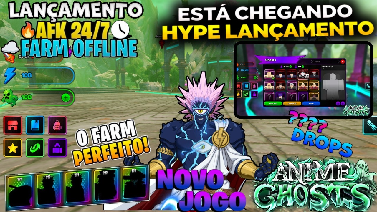 ZEREI MELHOR NOVO SIMULATOR ANIME GHOST TRUQUES E DICAS | NOOB AO PRO🚨 #roblox #ugphone