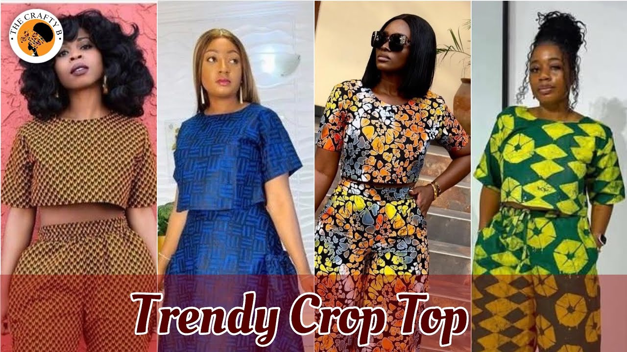 How To Cut And Sew A Trendy Crop Top | Begginers Friendly