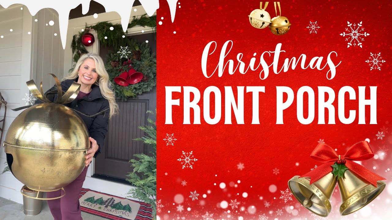 CHRISTMAS FRONT PORCH DECORATE WITH ME 2025