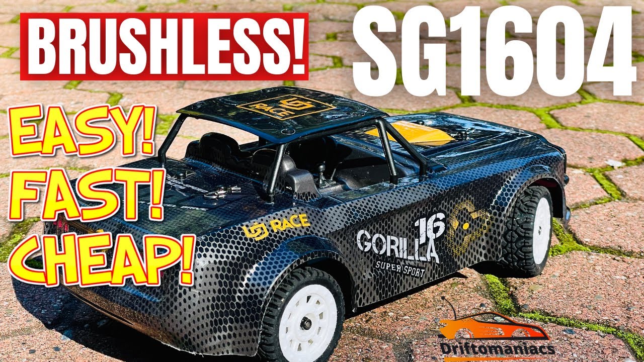 SG1604 Brushless Conversion   Very EASY Very CHEAP!