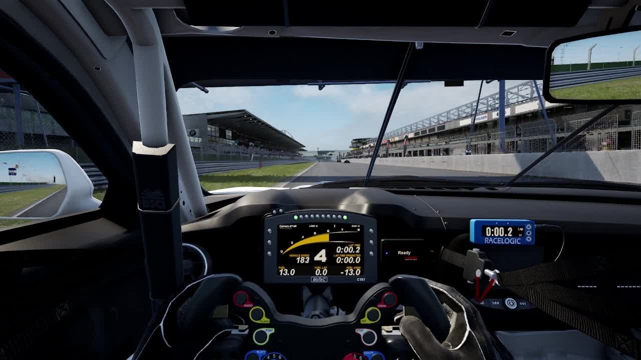 Руководство по трассе ACC Nurburgring Chevrolet Camaro GT4 R 2017 (сухая трасса) (быстрые круги +...