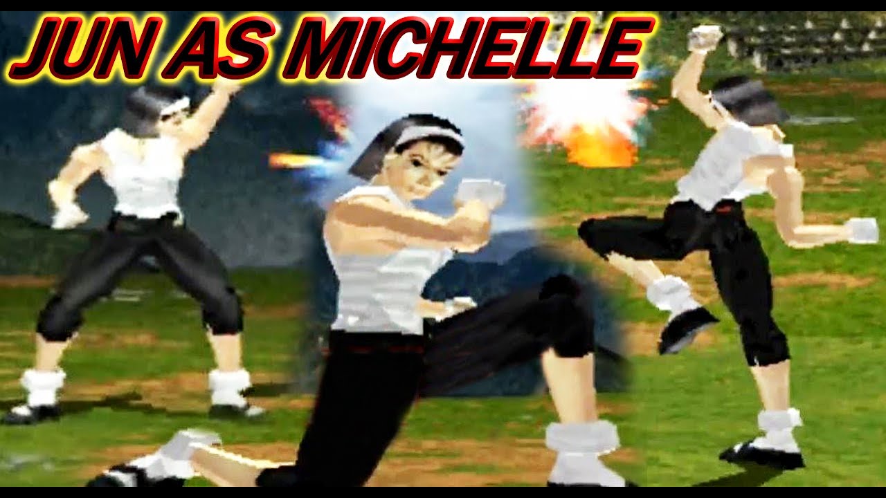 [TAS] Jun With Michelle's Moves Gameplay - Tekken 2 (Arcade Version) (Requested)