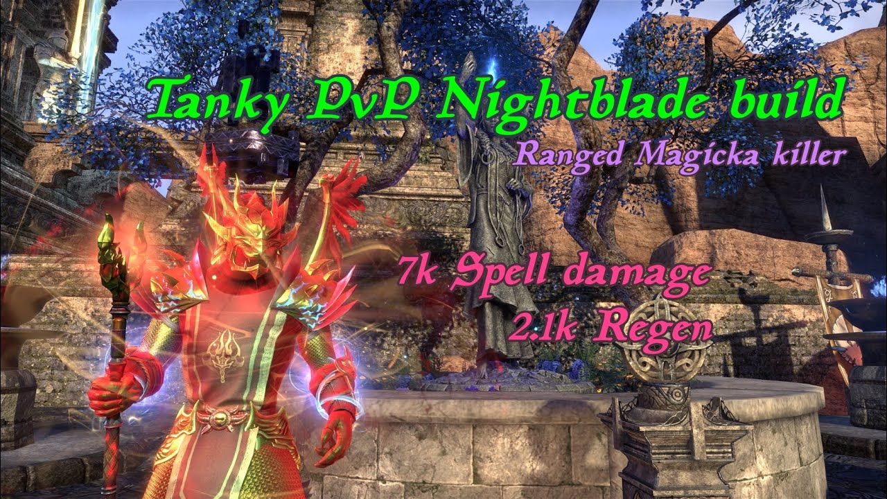 Elder Scrolls Online - Strong all-around magicka Nightblade PvP build | Gold Road Update 42 |
