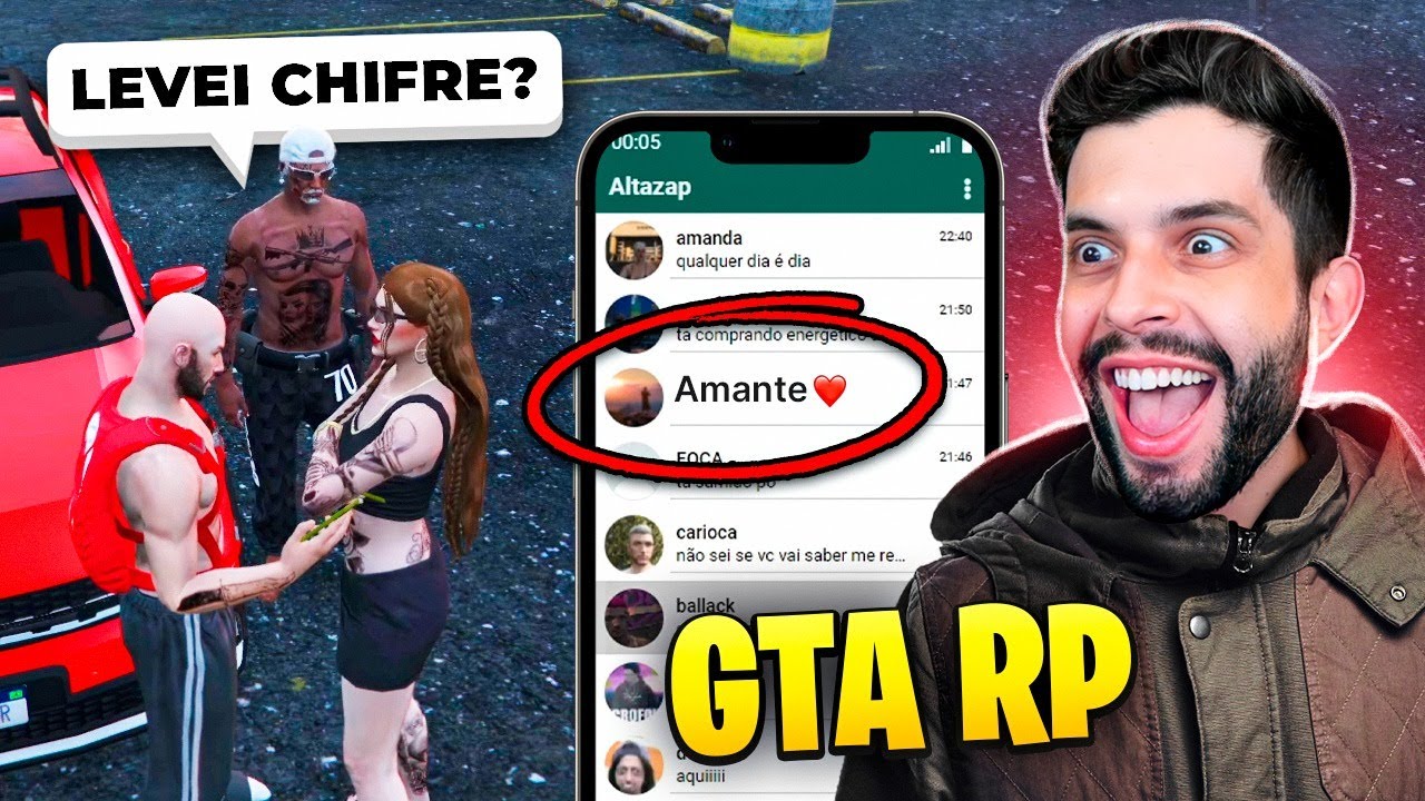 INVADI O CELULAR DOS CASAIS E VAZEI TUDO NO GTA RP!!