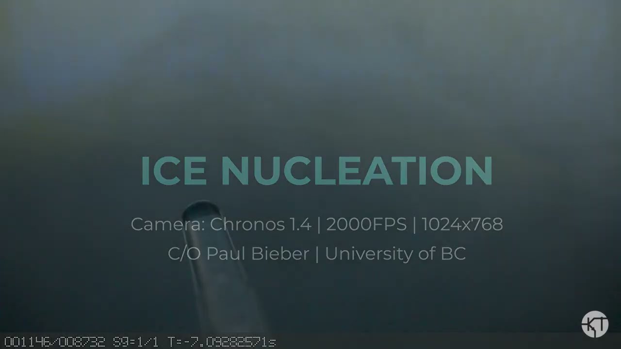 Ice Nucleation | Shot on Chronos 1.4
