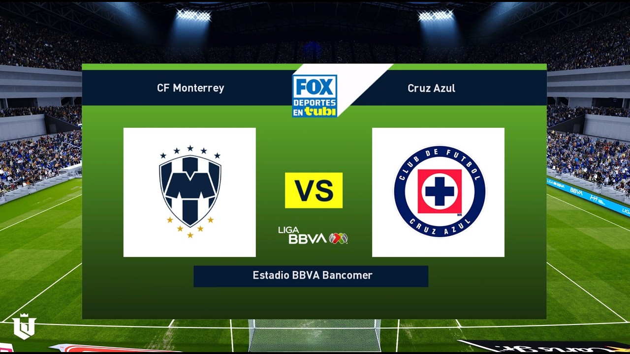 Monterrey vs Cruz Azul ● Clausura Liga Mx 2026 ● Gameplay Pes 2021