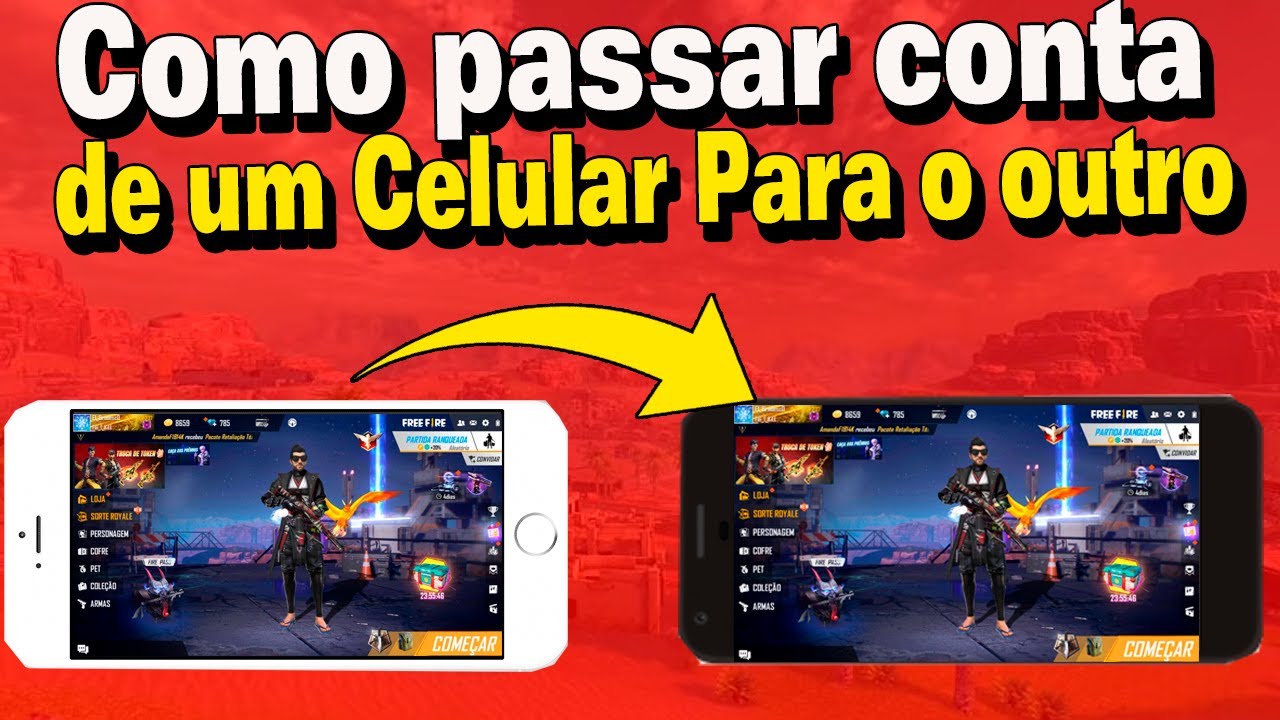COMO PASSAR A CONTA DO FREE FIRE PARA OUTRO CELULAR | ATUALIZADO!