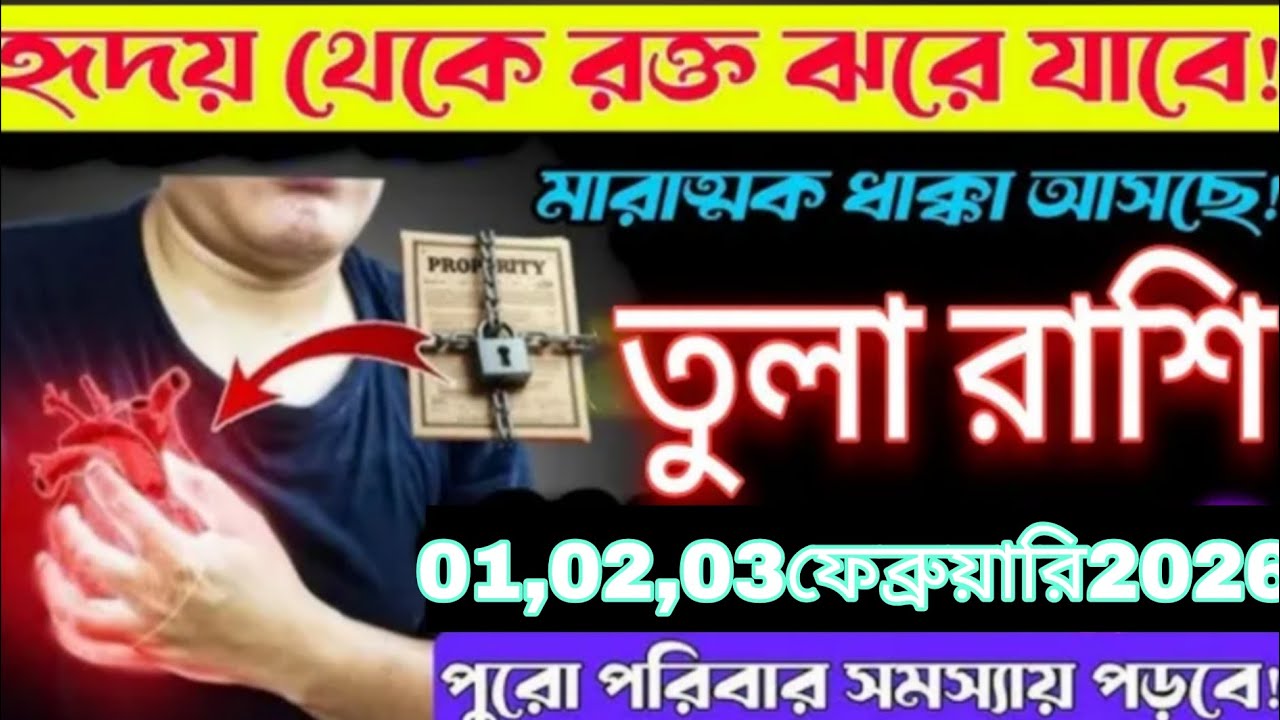 ফেব্রুয়ারির শুরুতেই তুলা রাশির জীবনে বড় ধাক্কা! Tula Rashi 