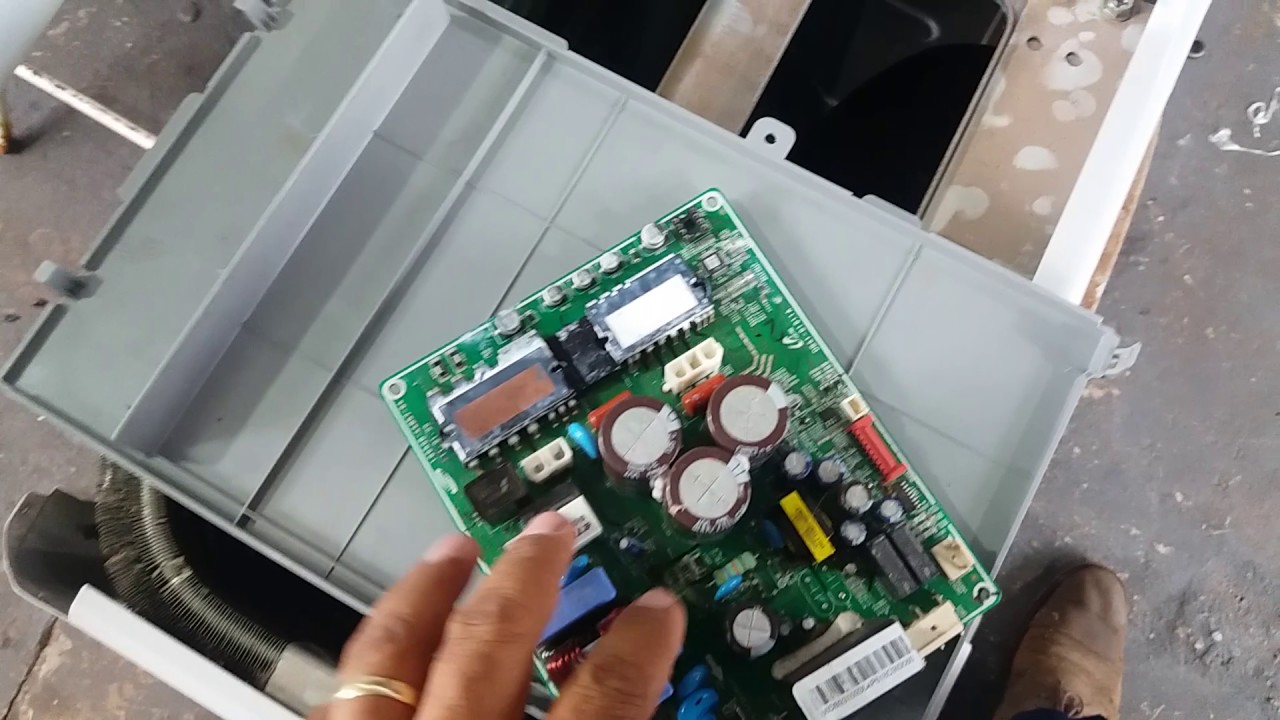 Ar samsung inverter 24 mil btus.Manutenção em placa