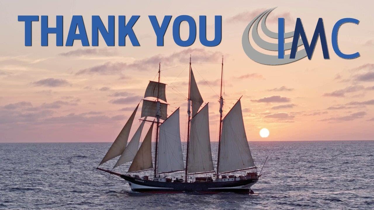 Thank You IMC and Bank of Telecom - DARWIN200 Global Voyage
