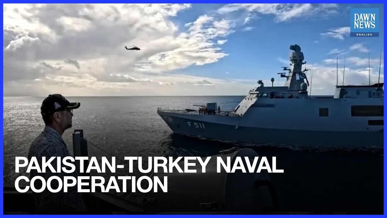 Newly Commissioned Pakistani Vessel Participates in Turkish Drills and Patrols | Dawn News English