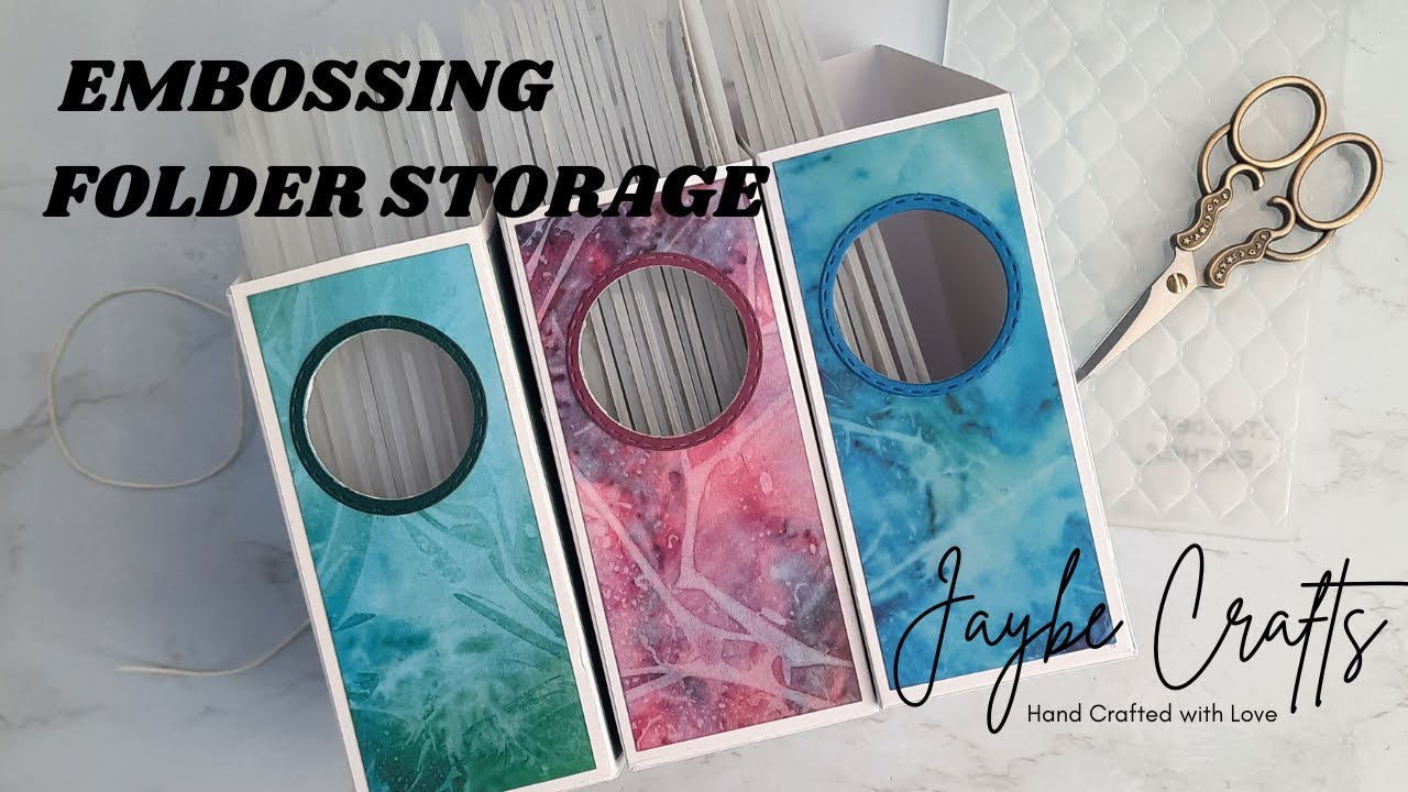 Craft Room STORAGE - 3D Embossing Folders