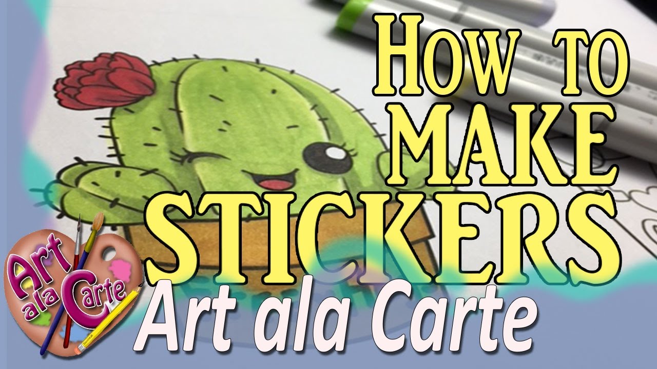 How to make your own Stickers that you can color