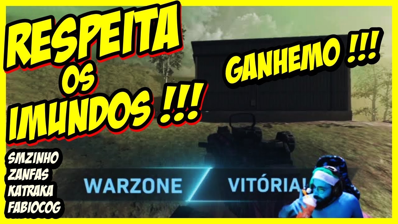 Smzinho Katraka Zanfas e Fabiocog RESPEITA OS IMUNDOS GANHEMO!!