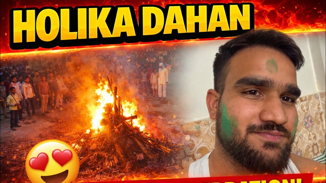 Holika Dahan 2026 🔥 | cup pick challange again | holi 2k26