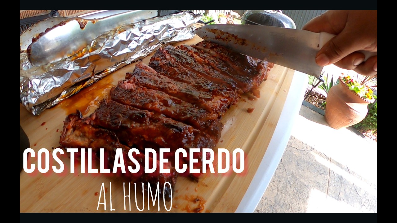 Costillas de cerdo al humo