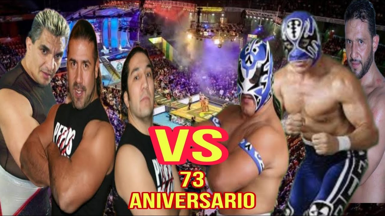 73 ANIVERSARIO CMLL , PERROS DEL MAL VS GUERREROS DE LA ATLANTIDA