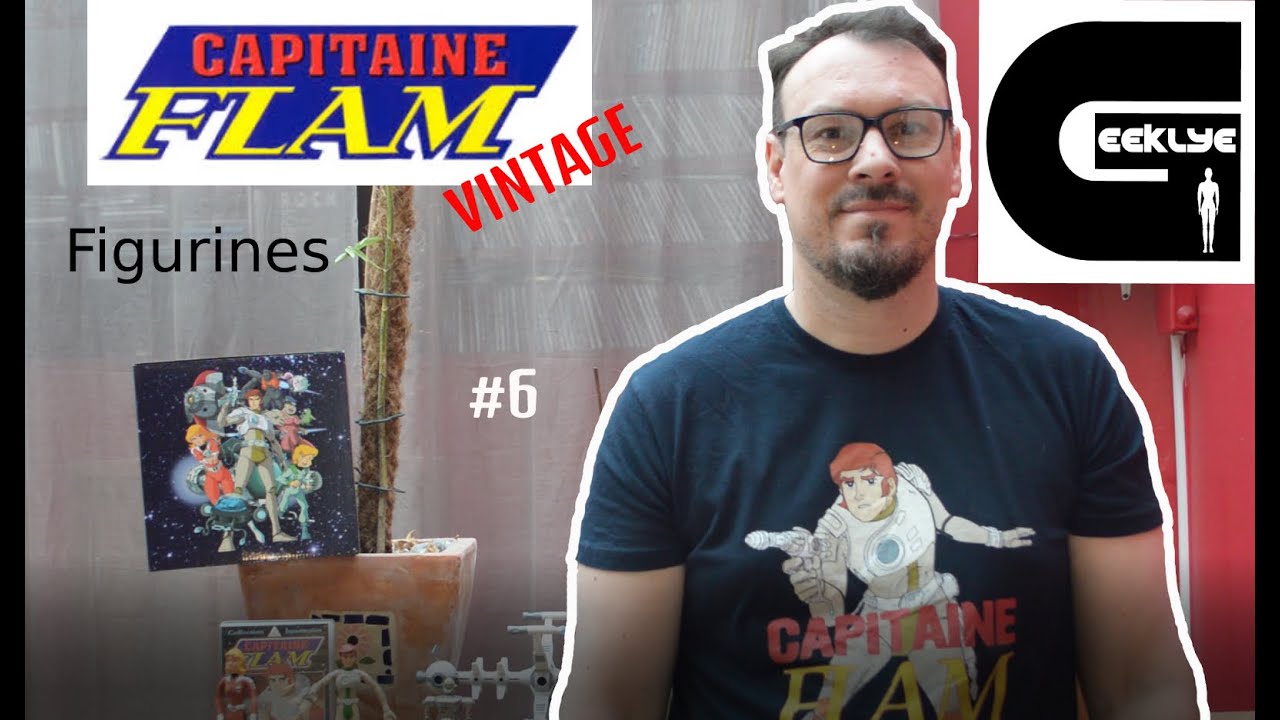 Geeklye Capitaine Flam les jouets vintage de la série animée japonaise