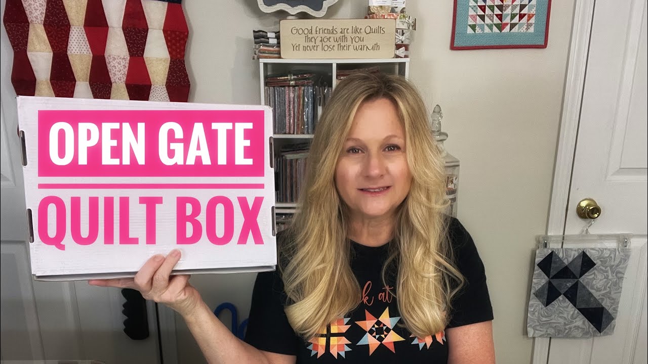 Open Gate Quilt Box Opening