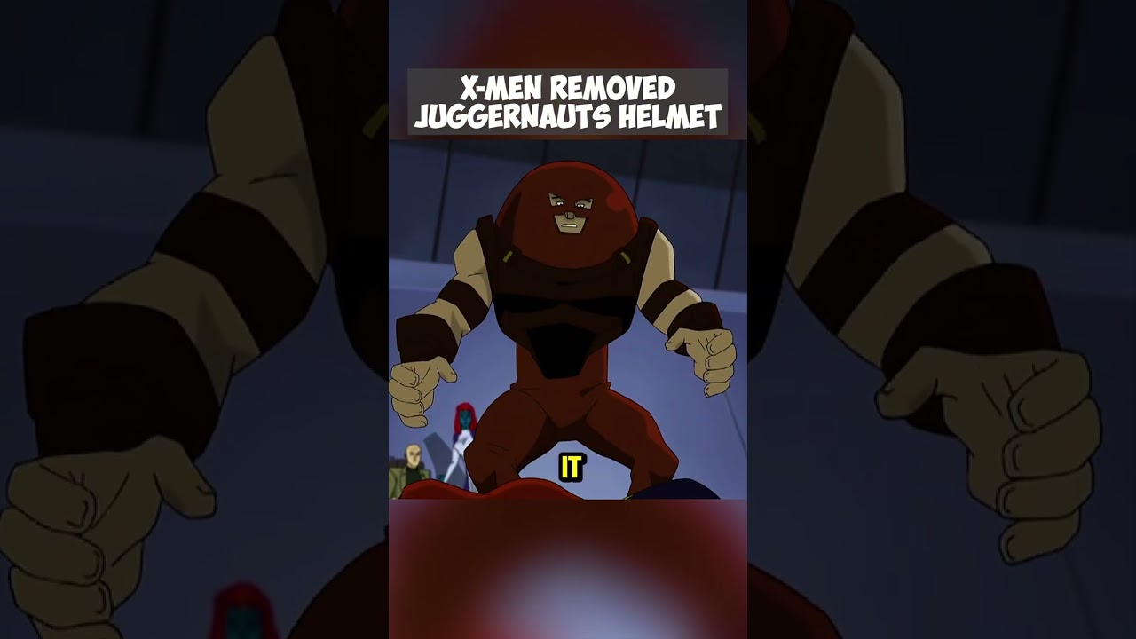 X-men Removed Juggernauts Helmet