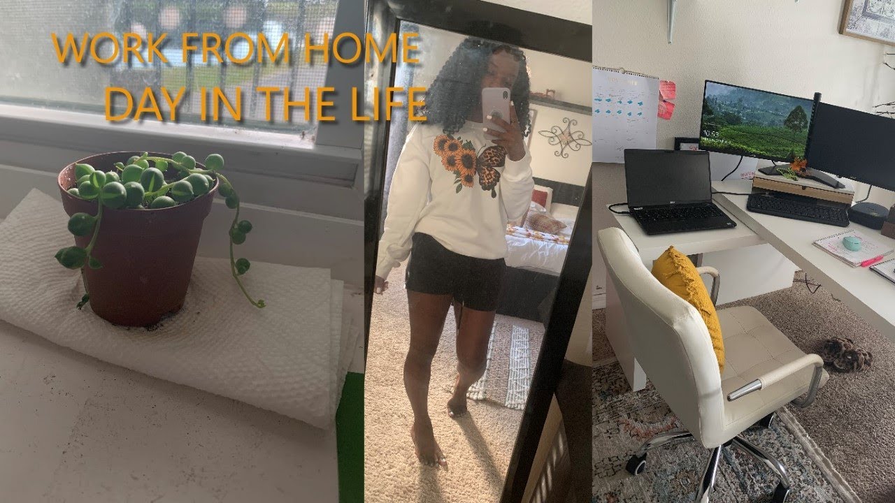 WORK FROM HOME DAY IN THE LIFE | VLOG | *REALISTIC*
