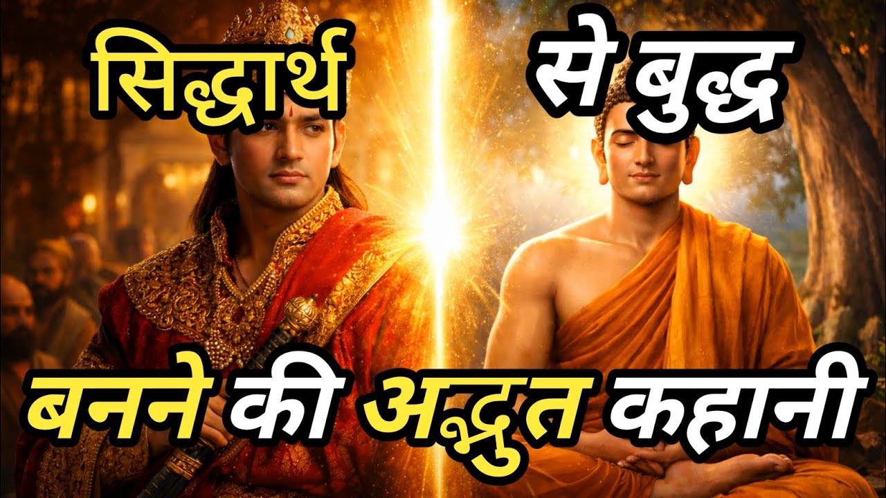 गौतम बुद्ध का जीवन परिचय | सिद्धार्थ से बुद्ध बनने की अद्भुत कहानी /motivational story 