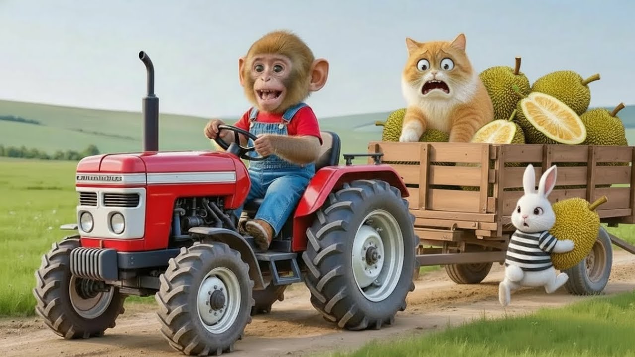 Monkey & Cat Fruit Farm: Jackfruit Harvest, Catching the Mysterious Jackfruit Thief