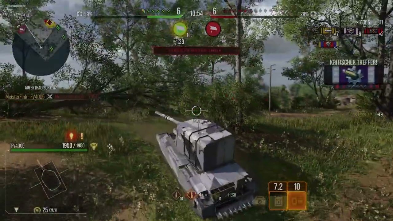 So schauen dann die besseren Runden im FV4005🇬🇧 aus😱fast 10000 Schaden 6Kills Panzerass usw👍🔝