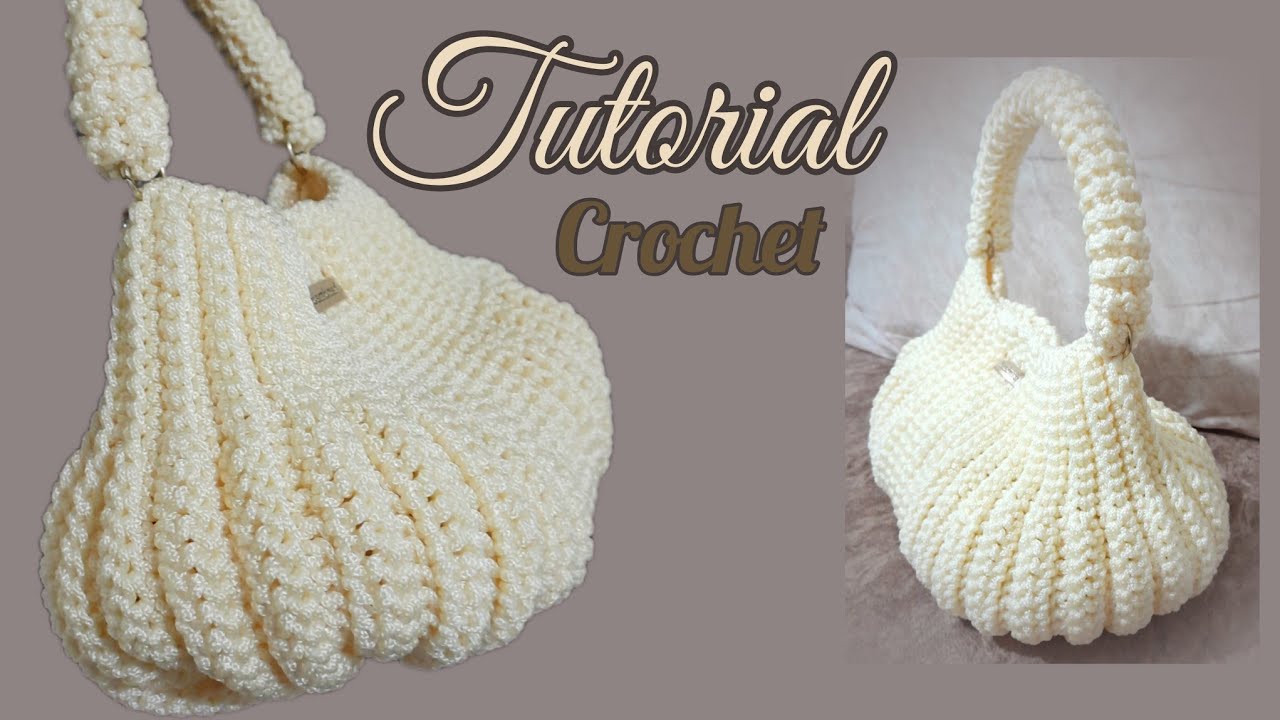 Bolsa/Cartera tejida✨️ GRANDE✨️ Paso a paso [cord&oacute;n]