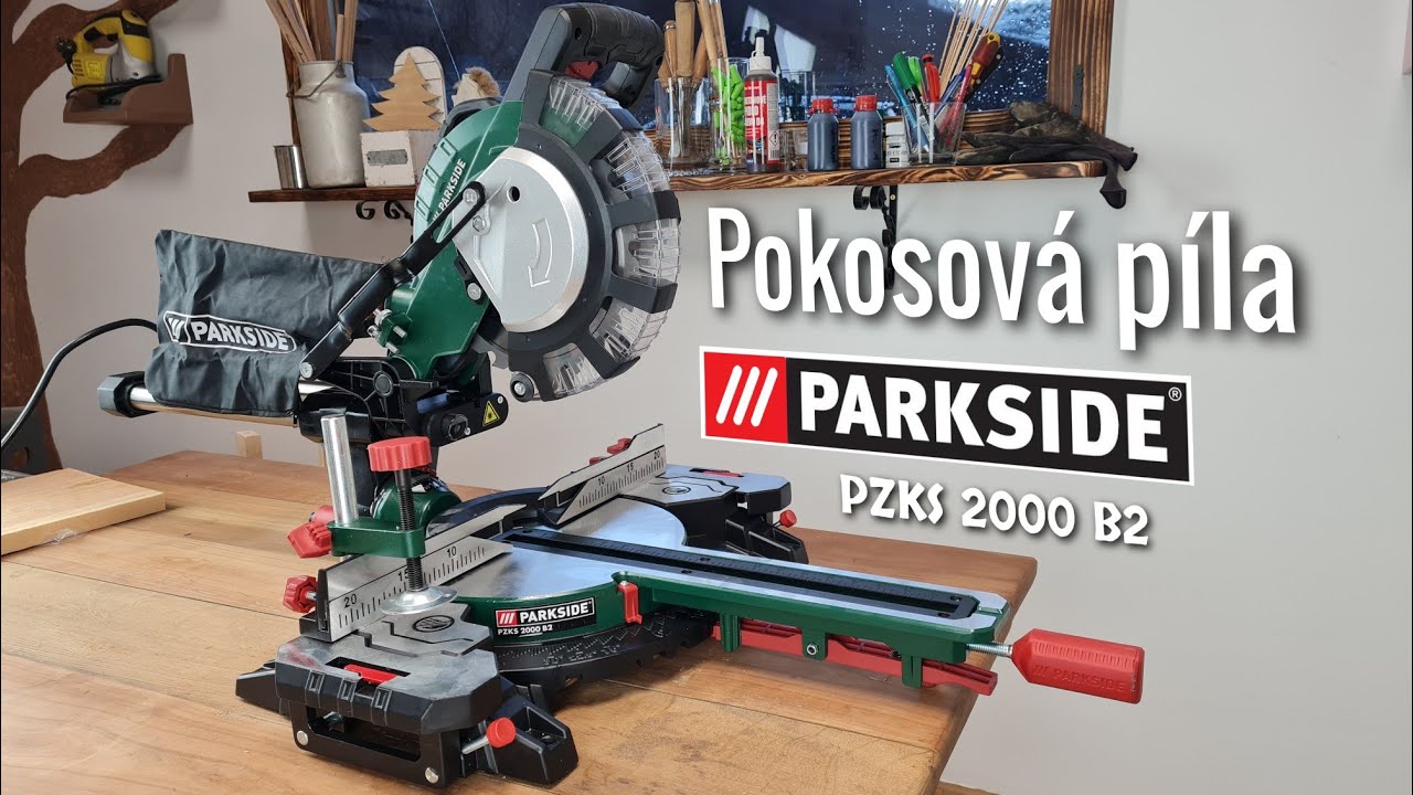 Skracovacia pokosová píla PARKSIDE PZKS 2000 B2. Prvé dojmy a krátky test.