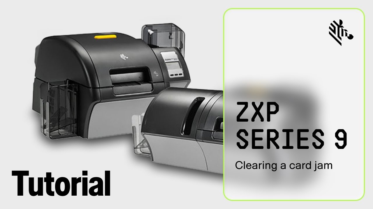 Zebra ZXP 9: как устранить замятие карты