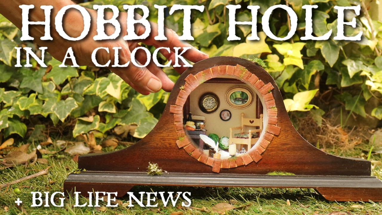 We Built A Hobbit Hole In A Clock For A Very Special Reason! 💍
