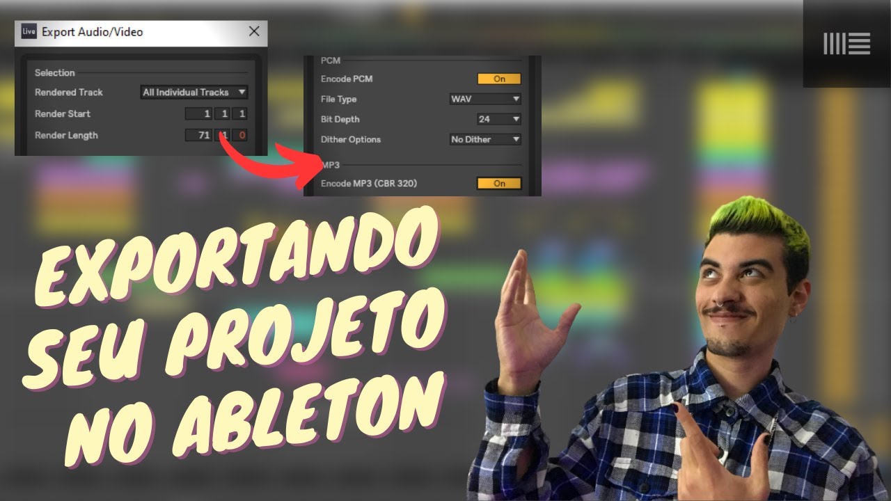 COMO EXPORTAR PROJETOS NO ABLETON LIVE [Em Diferentes Formas e Funções]