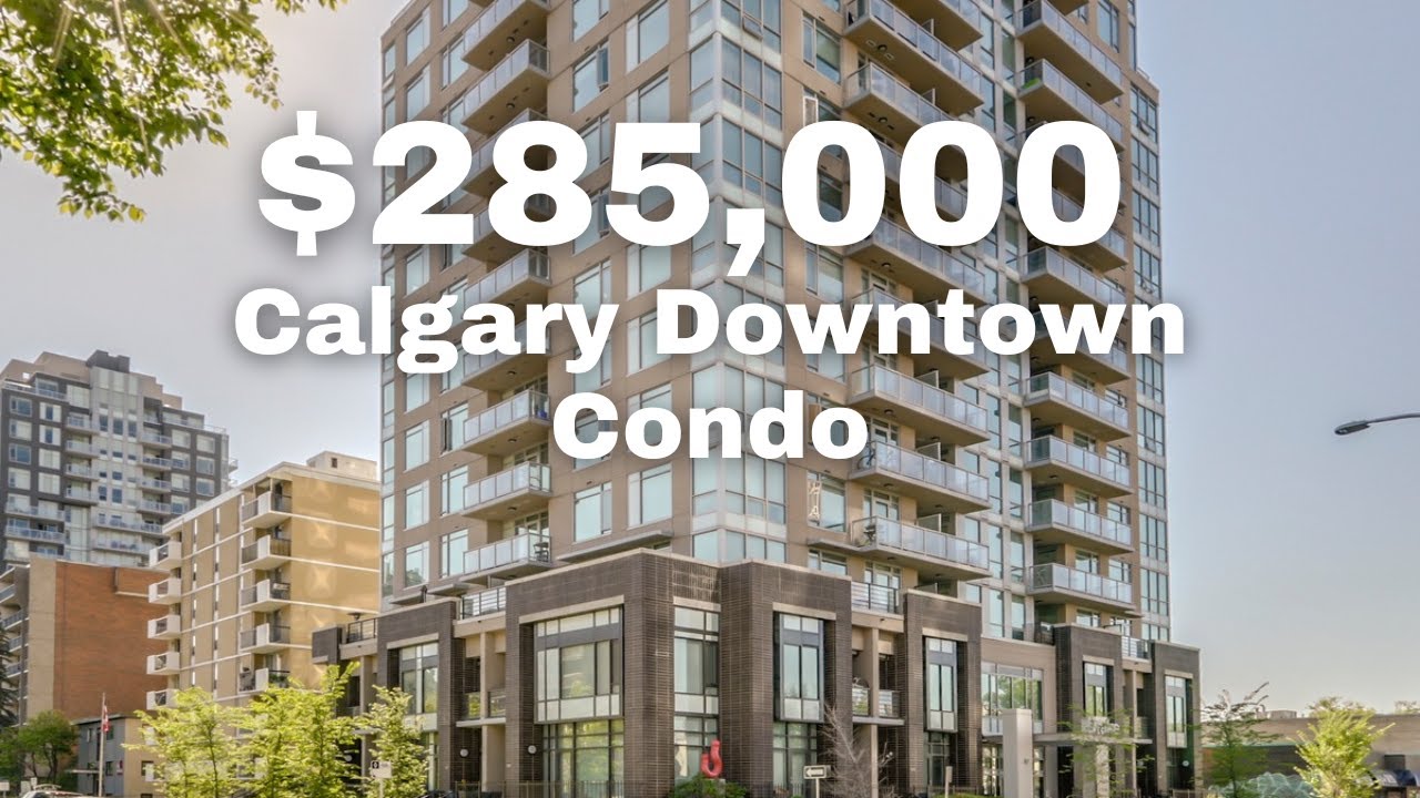 Tour a $285,000 1 Bedroom Downtown Calgary Condo For Sale - Best Location