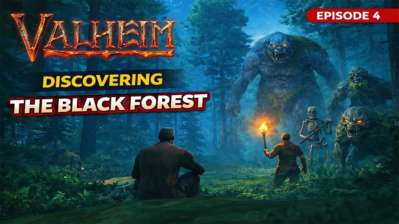 Valheim 04 Discovering The Black Forest