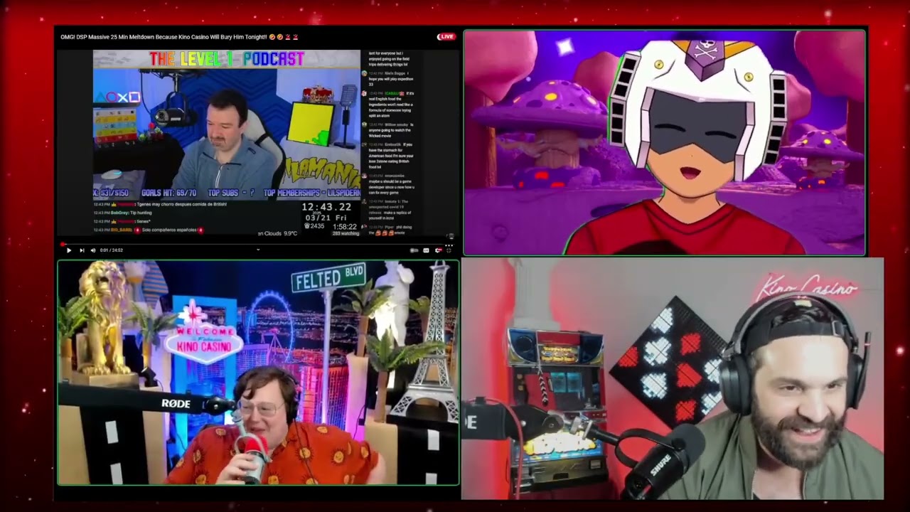 Kino Casino and ItsaGundam FELTED by the KING SNAKE DSPGAMING for 5 hours
