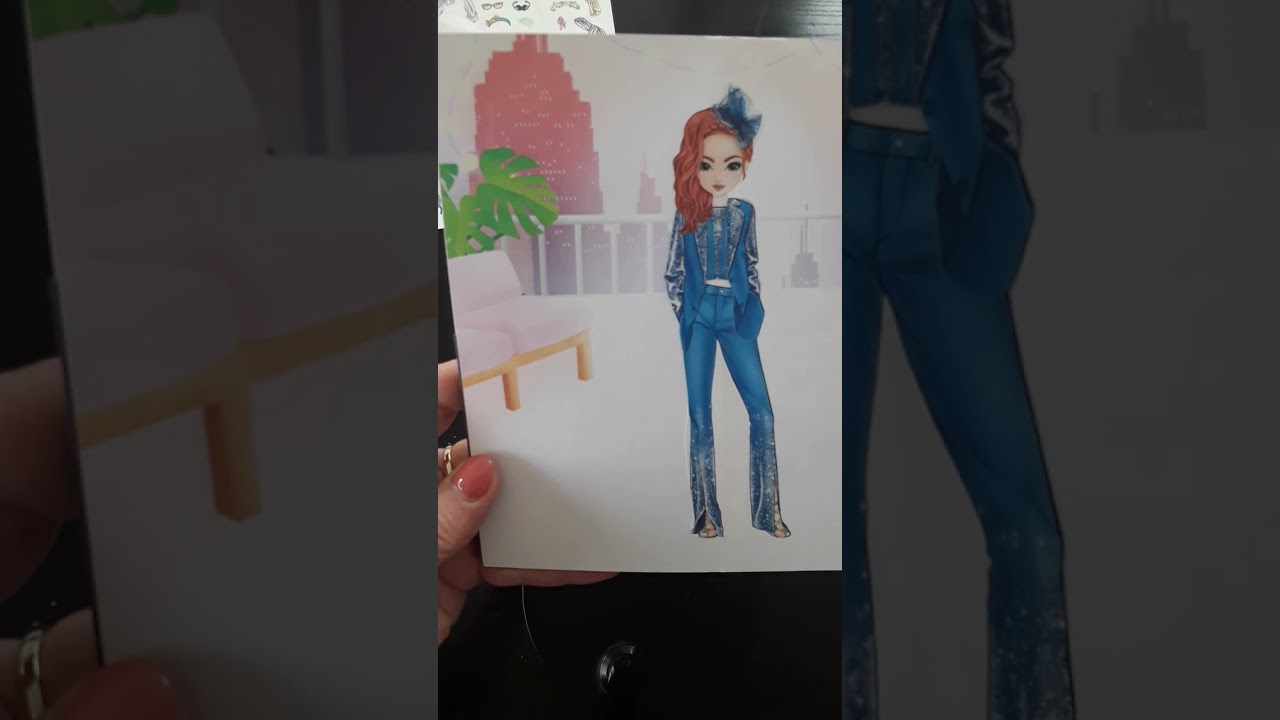 Dress me up Models stickers