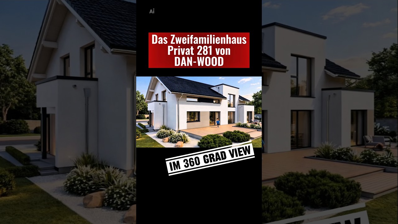 Traumhaus Privat 281 von DAN-WOOD mit bis zu 3 Wohneinheiten