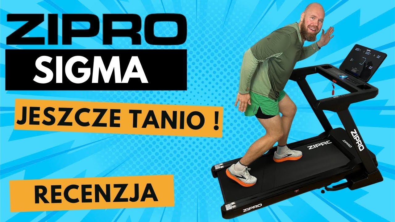BIEŻNIA ZIPRO SIGMA - TANIE BIEGANIE W SALONIE JAK NA STADIONIE :)