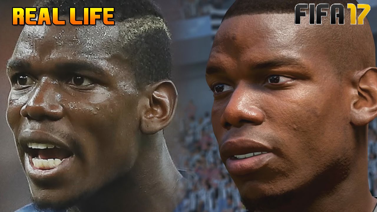 FIFA 17 VS Real Life (Player Faces Comparison-Players + Manager!)
