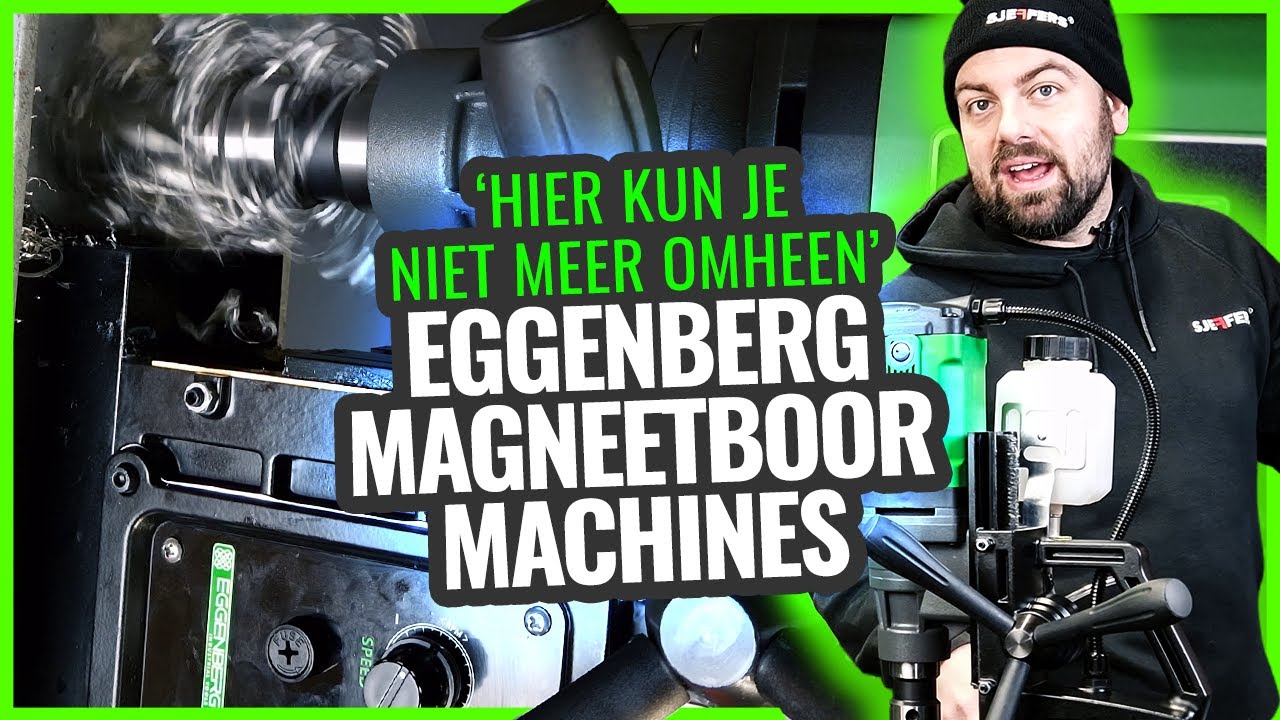 Eggenberg Magneetboormachines: EMD30ECO & EMD35 Review + Test | Boren in Dik Metaal met Kernboren