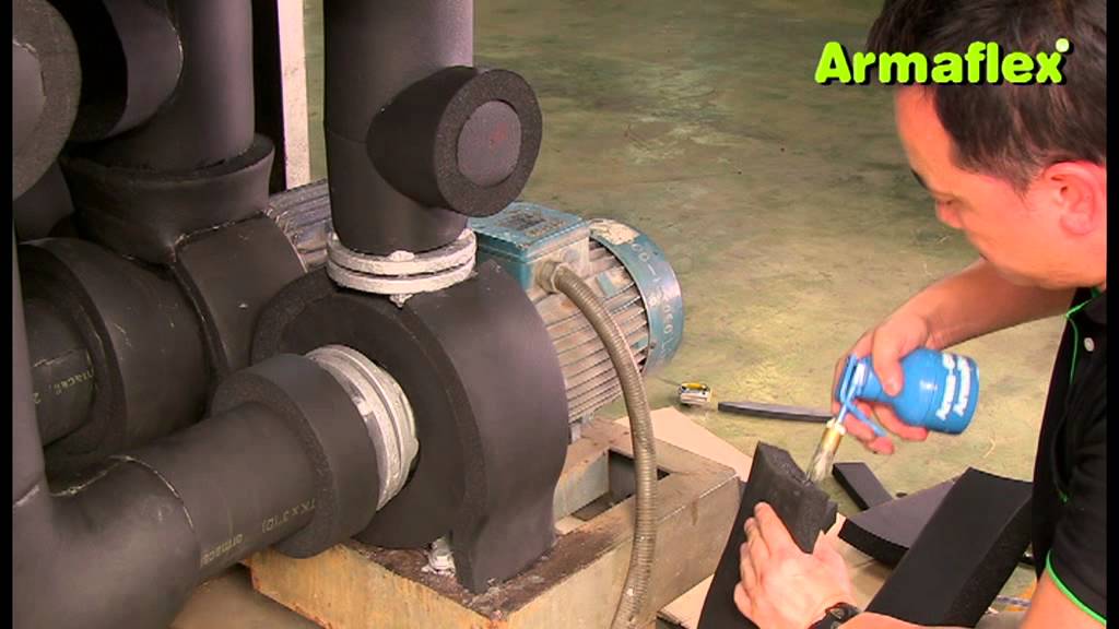 Insulation of a chiller pump (Thai)
