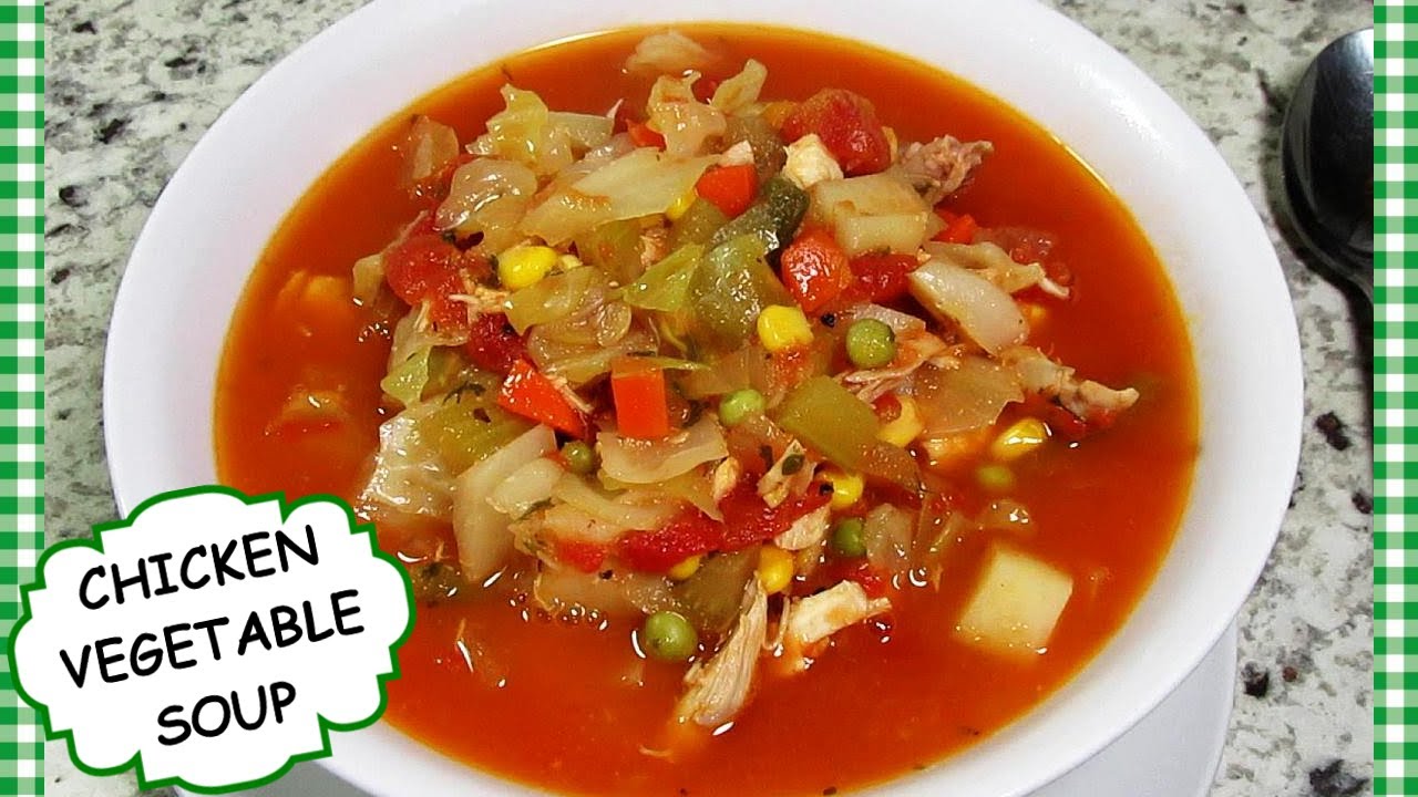 HOW TO MAKE CHICKEN VEGETABLE SOUP | EASY VEGETABLE SOUP RECIPE