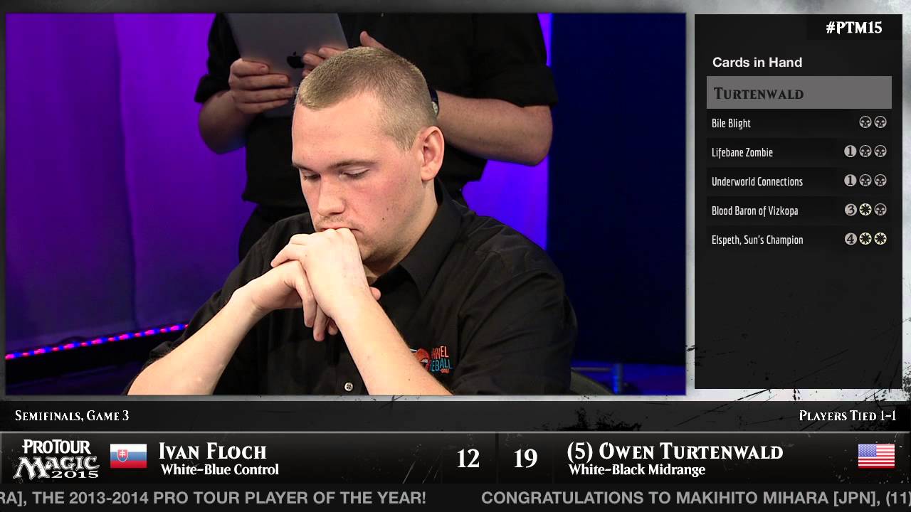 Pro Tour Magic 2015 - Semifinals - Ivan Floch vs. Owen Turtenwald
