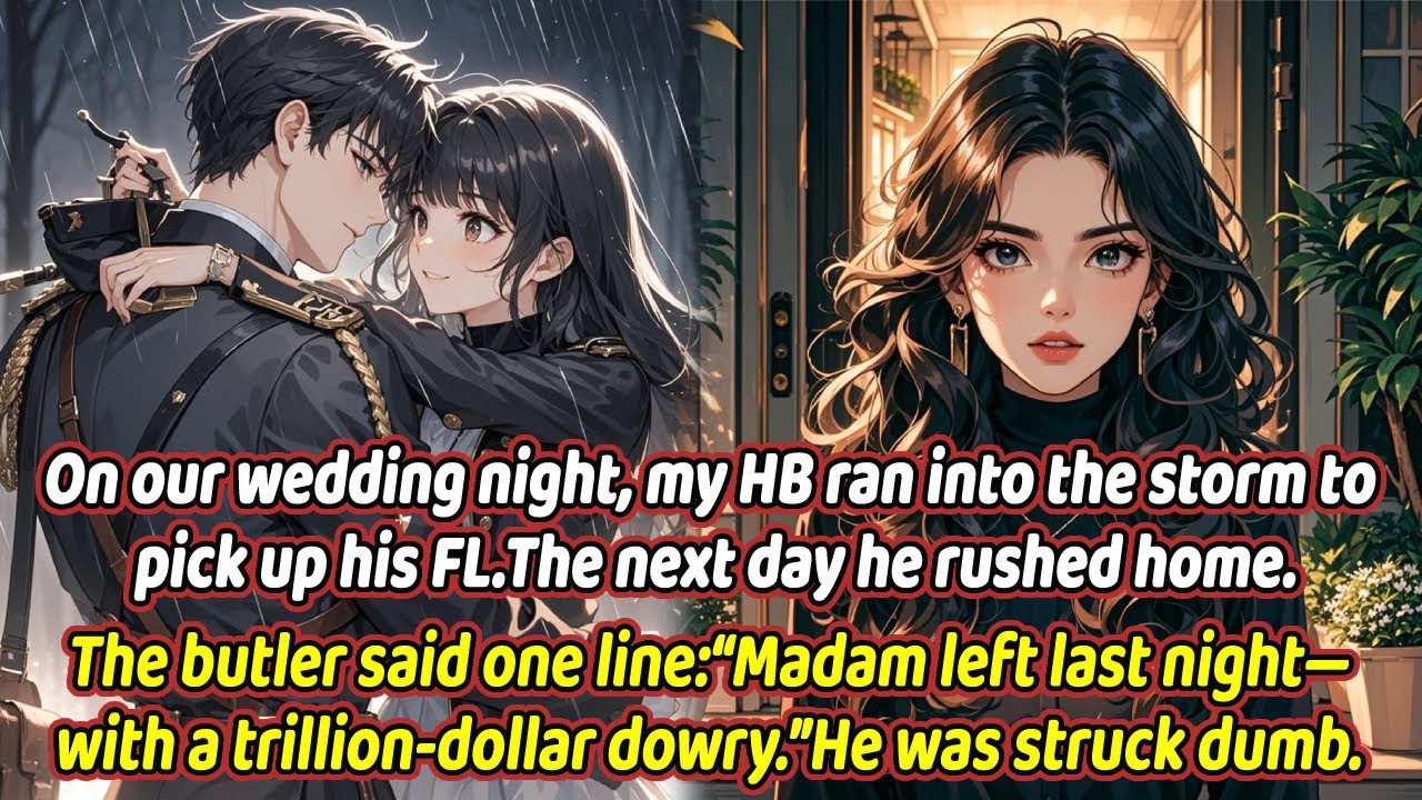 On our wedding night, my HB ran into the storm to pick up his FL.The next day he rushed home...